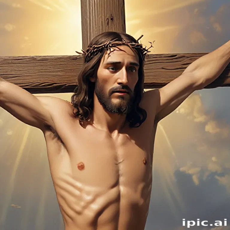 a picture of jesus on the cross