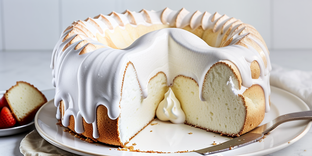 angel food cake with pie filling