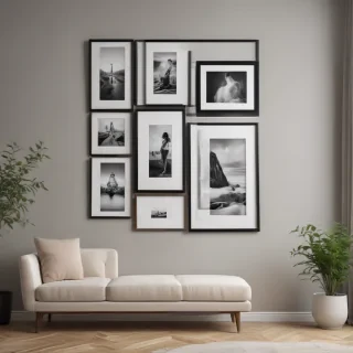 gallery wall mockup