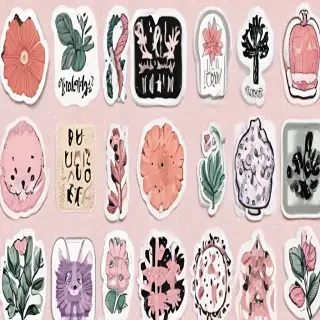 aesthetic printable stickers