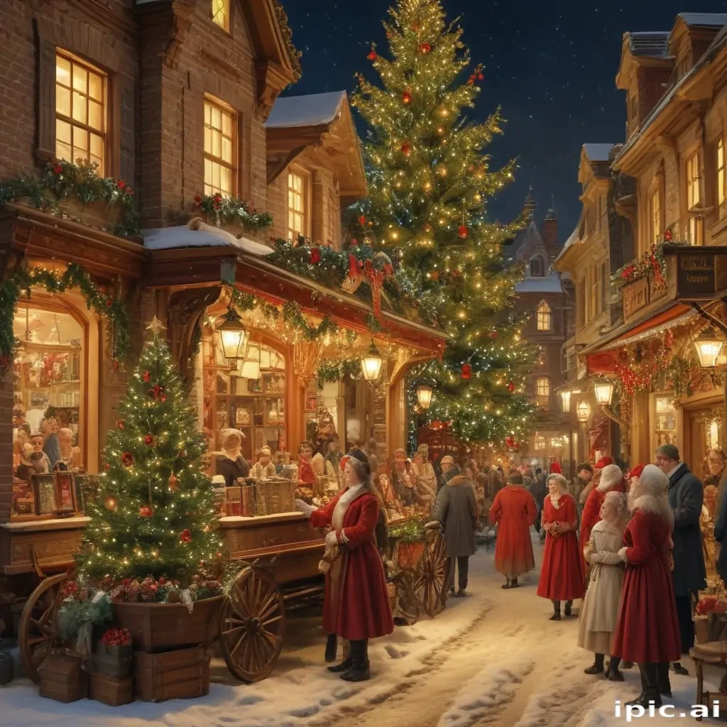 antique christmas images