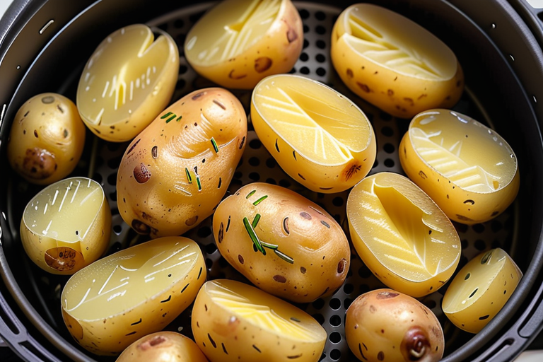 frozen potatoes in air fryer