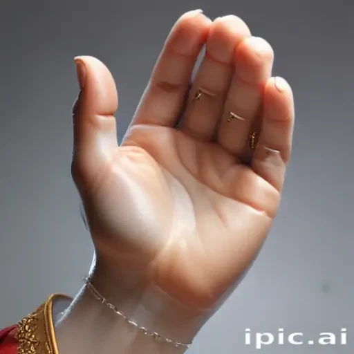 transparent prayer hand