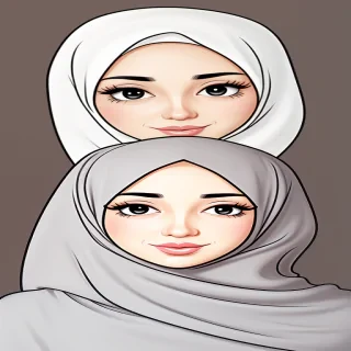 hijab cartoon