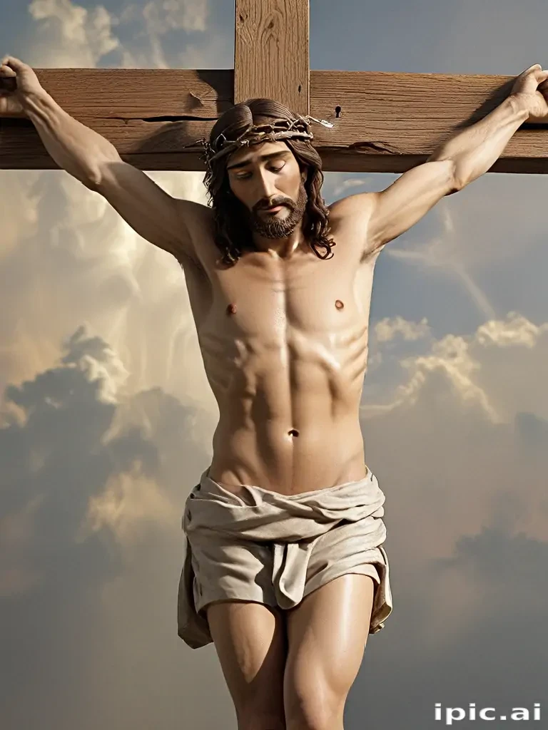 pics of jesus on the cross