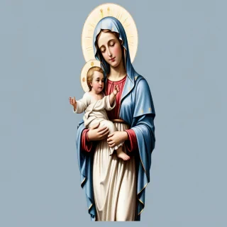 virgin mary clipart