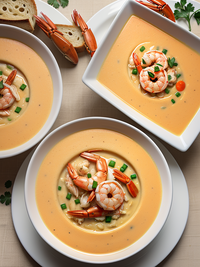 crab and shrimp bisque soup