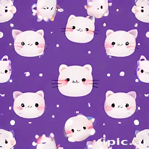 kawaii cute purple wallpaper