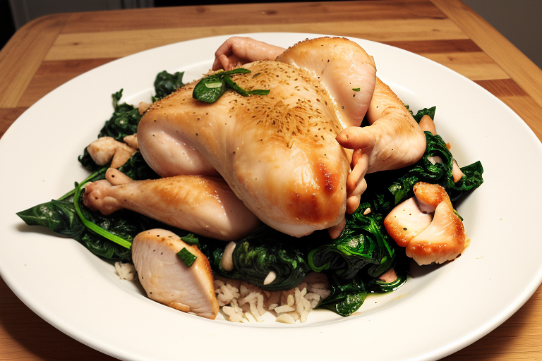 marry me chicken with spinach