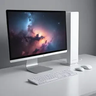 computer mockup