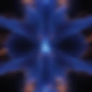 blue flame background