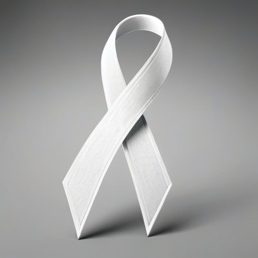 white ribbon png