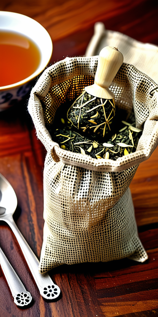 can you make tea sachets with mortle and pestle