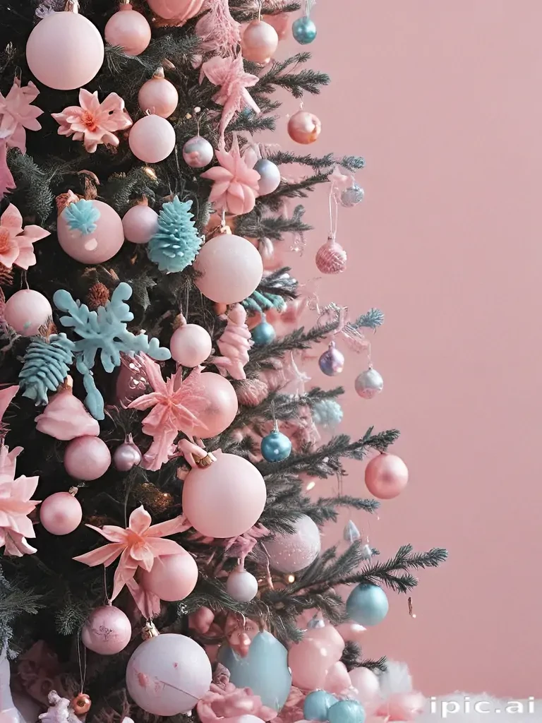 pastel aesthetic christmas wallpaper