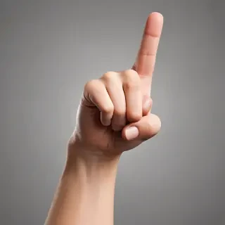 finger pointing png