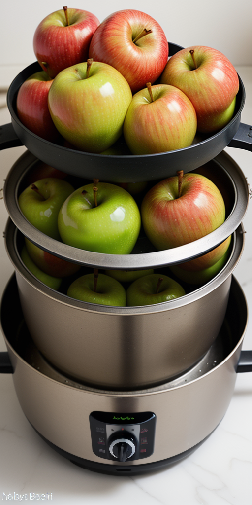 how to steam apples for baby