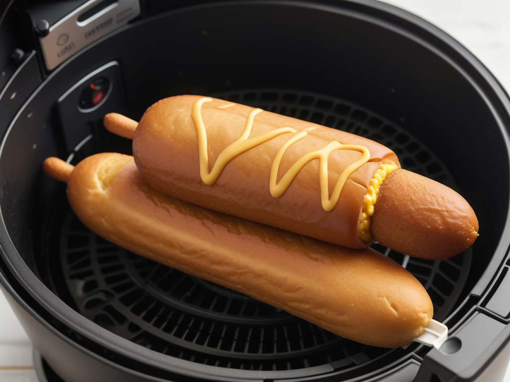 corndog in the air fryer