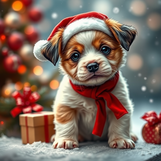christmas puppy desktop backgrounds