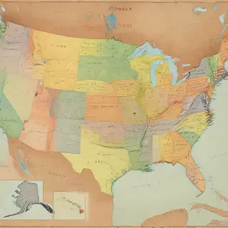 map united states