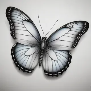 buterfly sketch