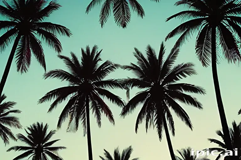 palm trees background