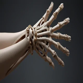 skeleton hand png