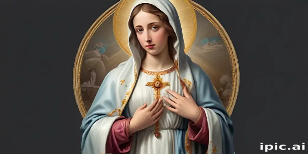 virgin mary clipart