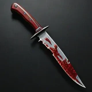 bloody knife aesthetic