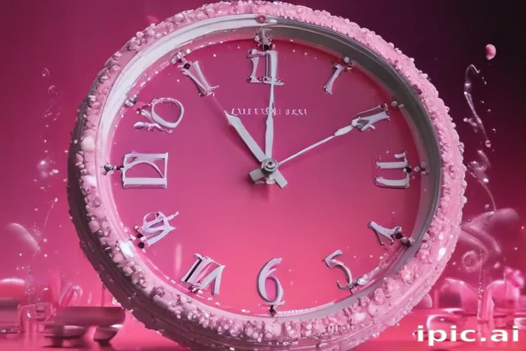 pink happy new year 2024