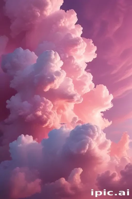 pink cloud background