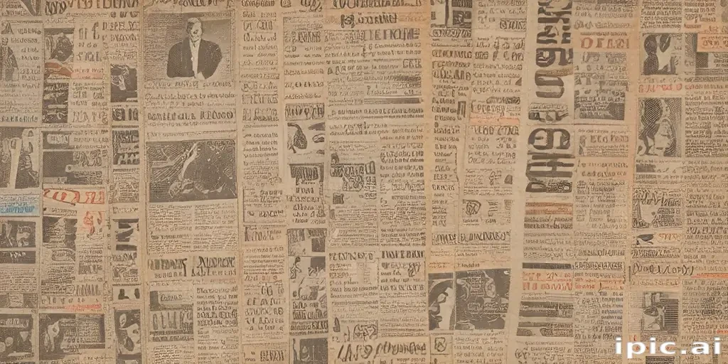 old newspaper background