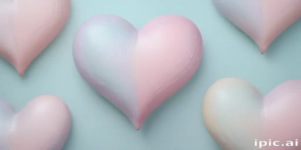 pastel heart wallpaper