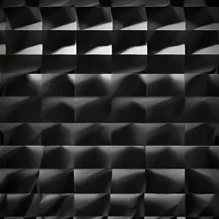 black checkered background