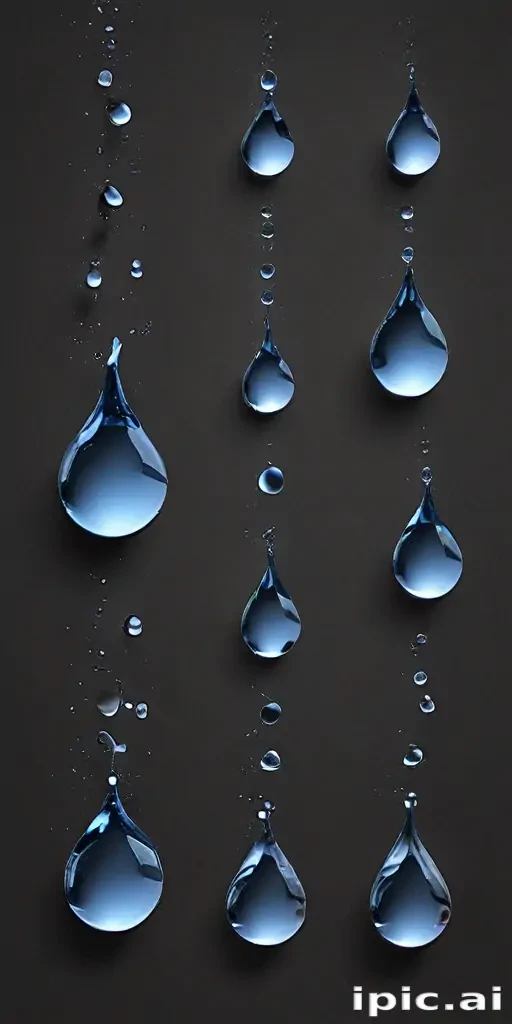water droplets png transparent
