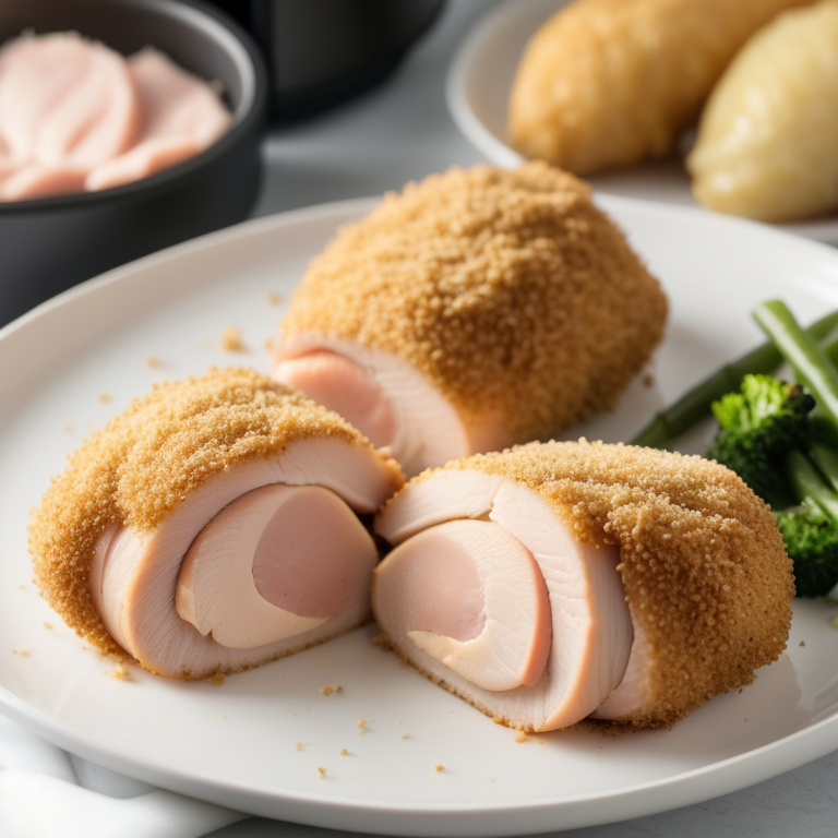 frozen chicken cordon bleu in air fryer