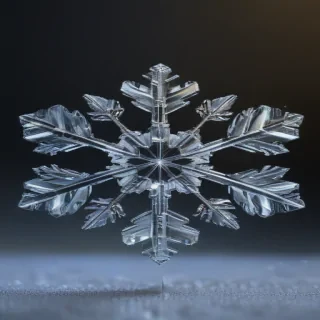 transparent snowflake