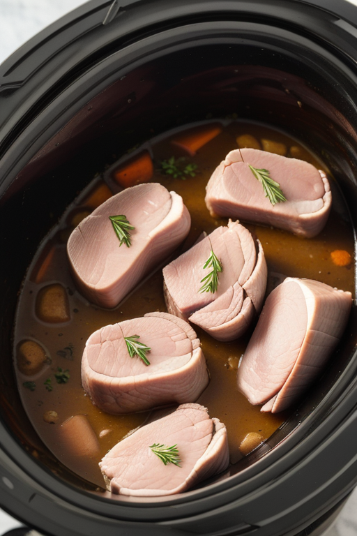 crock pot pork tenderloin frozen