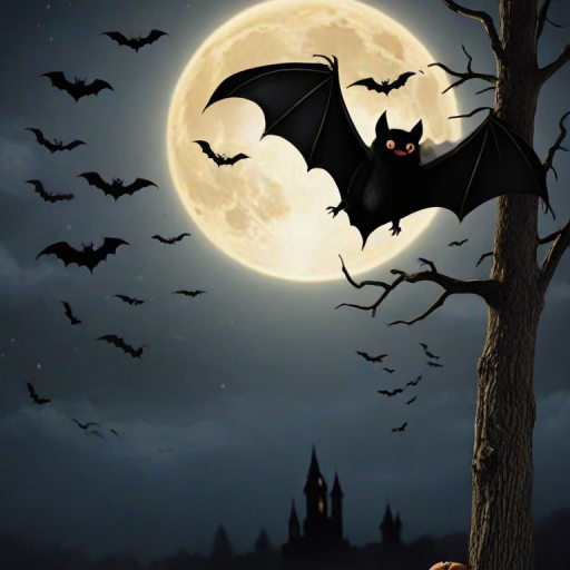 pictures of halloween bats