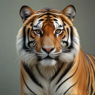 transparent tiger