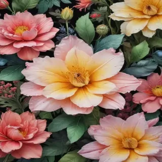 flowers to draw in color