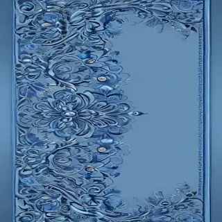 blue border design