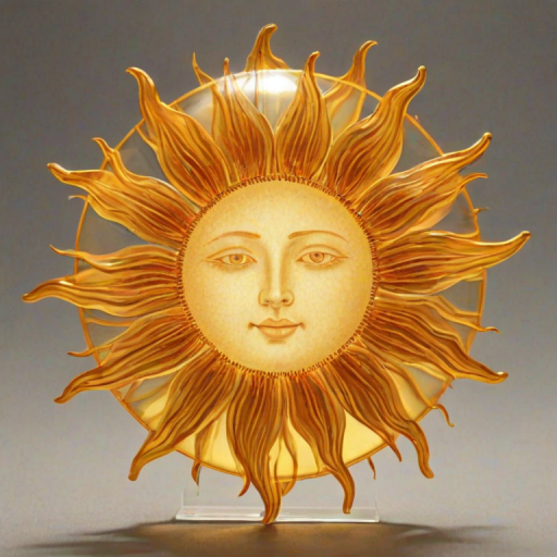 transparent sun