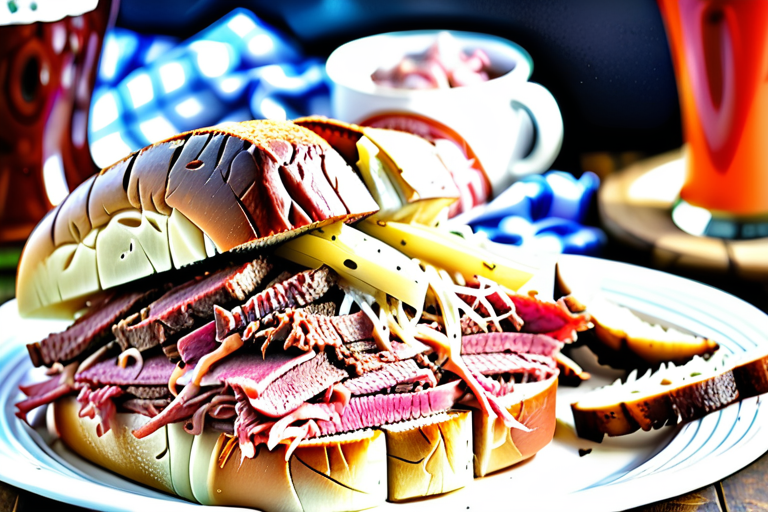 slow cooker corned beef reuben