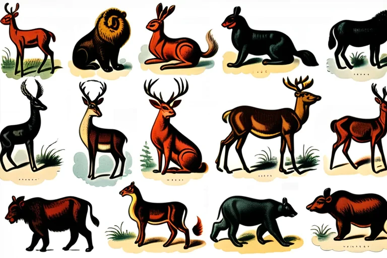 vintage illustrations animals