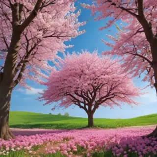 spring aesthetic desktop wallpaper