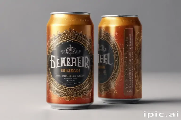 beer can mockup