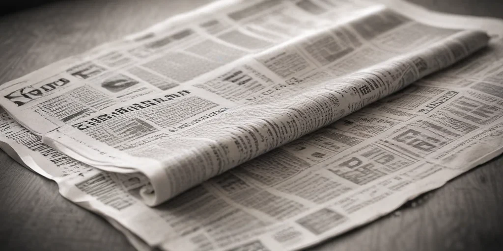 newspaper transparent