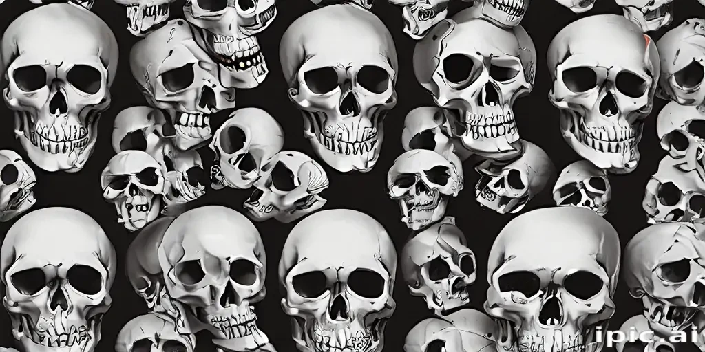 skull background