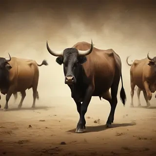 bull background