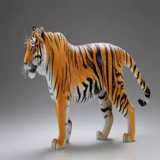 transparent tiger